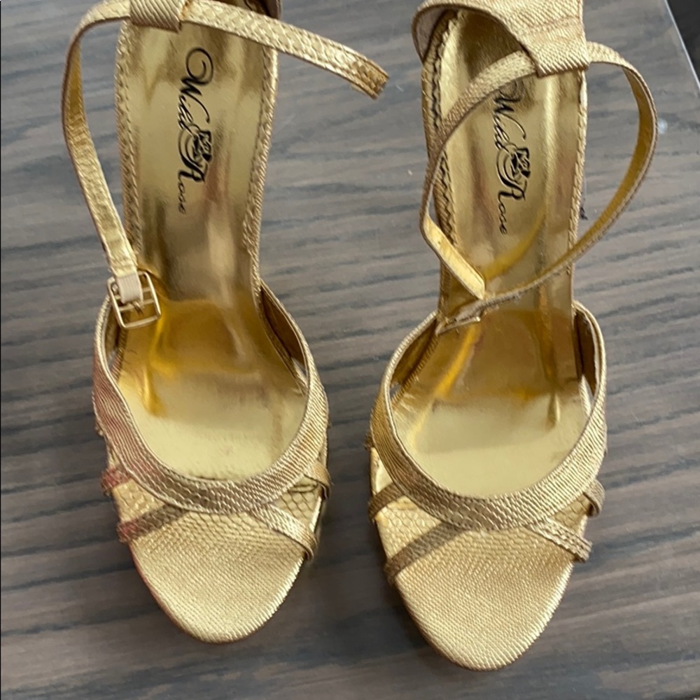 Wild Rose Gold Heels